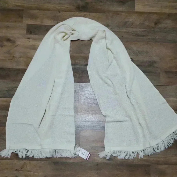 Vintage Sweetree Original Women's Knitted Cream Scarf New with Tags - Picture 1 of 5